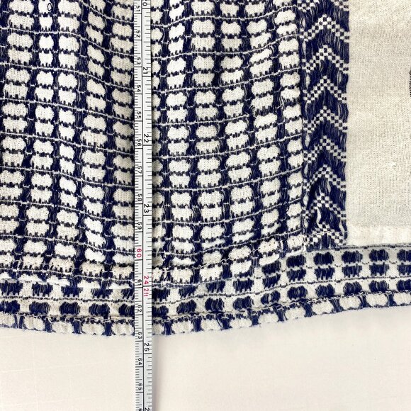 Crown & Ivy Women XXL Peasant Top Blouse Bohemian with Tassels Long Sleeve Boho - Picture 14 of 15